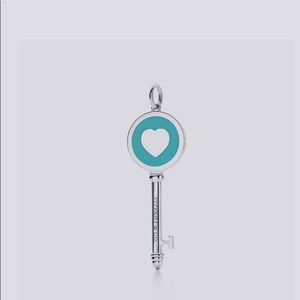 Tiffany & Co. tiffany blue silver key pendant